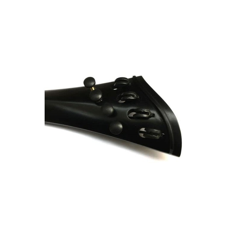 CELLO HARP TAILPIECE with built in LIGHT TUNERS 4/4, Ebony