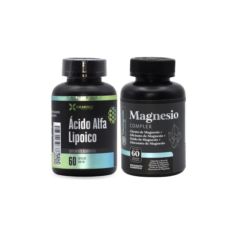 Ácido Alfa Lipoico + Magnesio Complex |kit Equilibrio Relax Sin