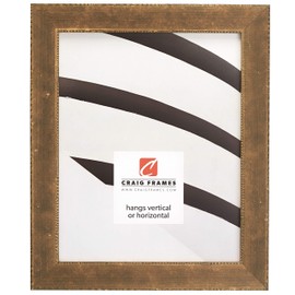 Craig Frames Patina 125 Picture Frame, 18 x 24 Inch, Distressed Copper and Black