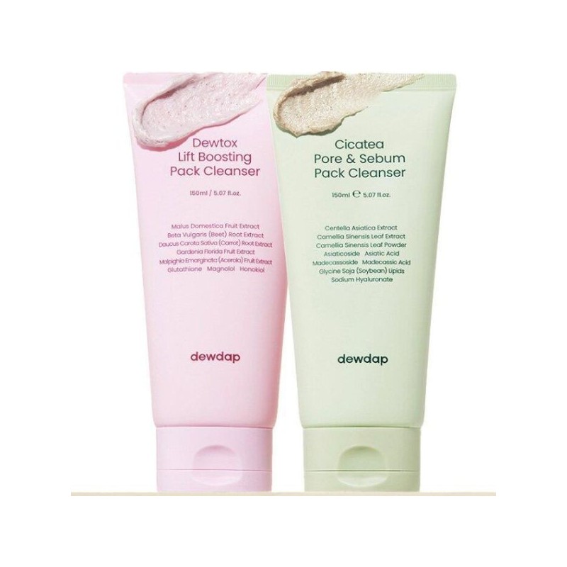 DEWDAP Pack Cleanser 150ml [Cicatea-Pore/Dewtox-Lift], Color:TURIN