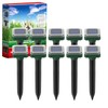 Mole Repellent 10-Pack Solar Powered, Ultrasonic Mole Repellent Outdoor, Patio,