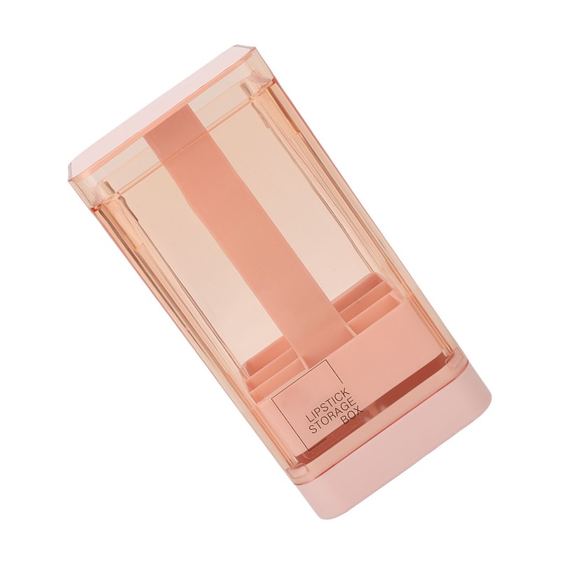 Lipstick Holder Auto Lifting Dustproof Large Capacity Transparent Window Lipstick
