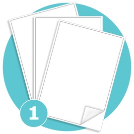 Triplast 10 x Multipurpose A4 Label Sheets - 1 Label Per Sheet (200 x 289mm Each) - Easy Peel White Labels for Inkjet & Laser Printer - Address & Shipping Labels, DIY Stickers