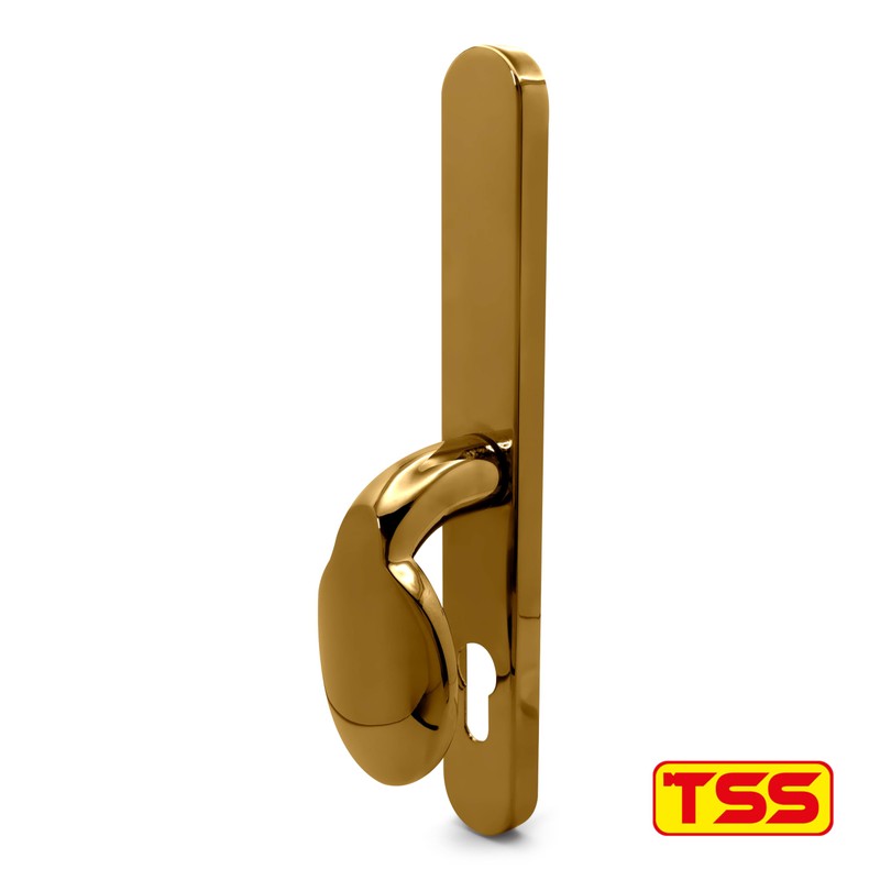 TSS UPVC Door Handle Pair Set with Offset Lever and