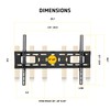 LionBeam­™ Heavy-Duty TV Wall Mount for 37″–70″ Screens Ultra-Slim Design,