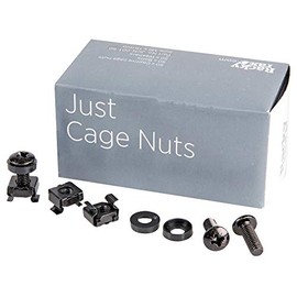 CAGE Nuts & Bolts 50 Pack | 19" Equipment/Cabinet Rack Hardware ENCLOSURES/Cabinet Racks, 50 X Qty - JCN-1