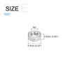 METALLIXITY Hex Nuts (M3x0.5mm) 100Pcs, Carbon Steel Metric Coarse Thread