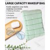 TPZORJX Quilted make-up bag, buffer bag, women's make-up bag, cosmetic