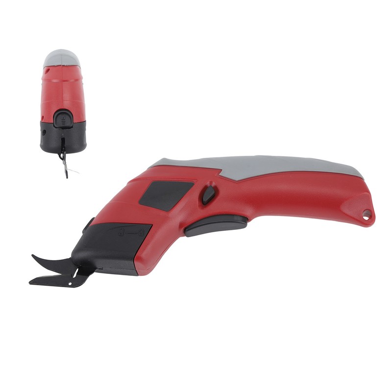Cordless Electric Scissors Rechargeable Mini Cutter Handheld Carpet and Cardboard