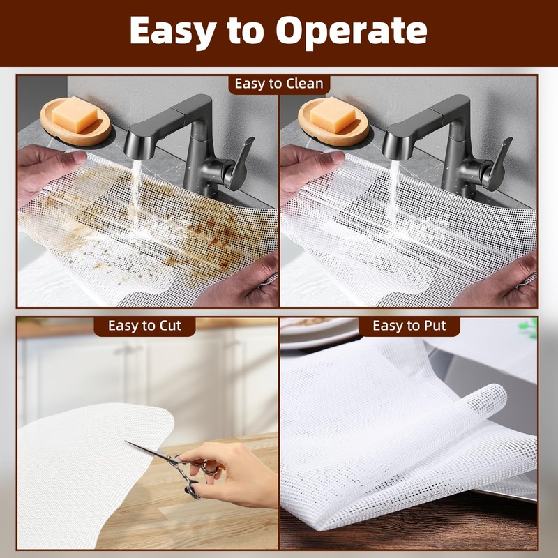 15 Pack Silicone Dehydrator Sheets, Fruit Leather Trays, 14.4" x