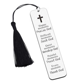Baptism Faith Gifts for Teens - Religious Church Bulk Gifts Confirmation Gifts for Teen Girls Bible Verse Bookmark for Girls Catholic Christian Bookmark Gifts for Women Book Marks for Reading Women