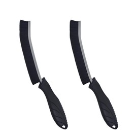 MUTORE Crevice Cleaning Brush 2PCS，Hard Bristle Long Thin Cleaning Brush，Bathroom Tile Groove Gap Brushes for Cleaning Home Kitchen Window Groove