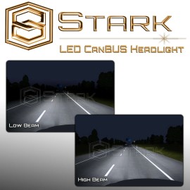 Stark H4/9003/HB2 LED High Low Beam Bulbs- CanBUS LED Headlight Kit, No Decoder Needed