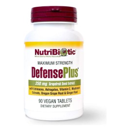 Suplemento Nutribiotic Defenseplus Vitamina Cápsulas Vegan Gluten Free
