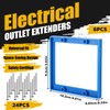 6Pcs Double Gang Outlet Box Extender Electrical Box Extenders with