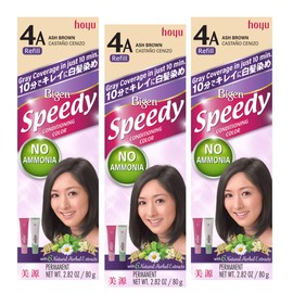 Bigen Speedy Conditioning Color Refill: 4A Ash Brown - 3 Pack