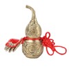 Brass Cucurbit, Wu Lou Cucurbit with 5 Coins, Feng Shui