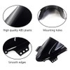 Black Windshield Windscreen Double Bubble for Kawasaki Ninja 300 EX300R