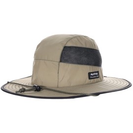 Panama Jack Men's Sun Hat - Nylon Boonie Bucket, Packable, 3 1/4" Big Brim, UPF 50+ UVA/UVB Sun Protection (Khaki, Large/X-Large)