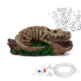 ALEGI Aquarium Air Bubbler Decorations,Air Bubbler Decor Ornament for Fish Tank (Dinosaur)