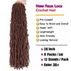 8 Packs Soft Locs Crochet Hair 24 Inch Faux Locs