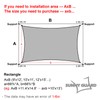 SUNNY GUARD Sun Shade Sail 10' x 13' Rectangle Brown