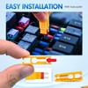 Nilight 105PCS Micro2 Fuse ATR APT Car Blade Fuses Assortment