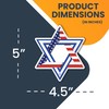 Magnet Me Up Magen David Star Shaped Combo American and