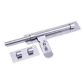 Bustlwor Security Door Bolt Made of Stainless Steel, Door Bolt Sliding Lock, Door Bolt Lock, Easy to Assemble, Suitable for Indoor and Outdoor Gates in Gardens, Garages, Bathrooms etc