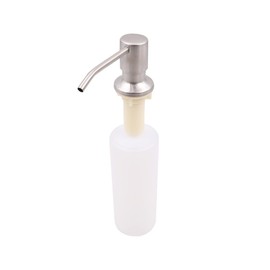 WANGCL Kitchen Sink Soap Dispenser 300ML Set Refillable Stainless Steel for Shower Kitchen/Soap Dispenser Soap Lotion Dispenser Tools for Home Kitchen Sink-Sliver
