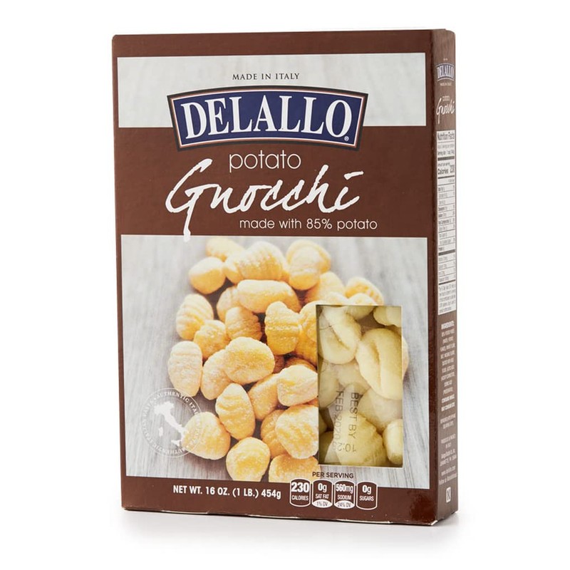 DeLallo Traditional Italian Potato Gnocchi, 1lb, 3-Pack