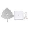 3D Metal Sheet Night Light Rotation Rechargeable Decoration 3D Night