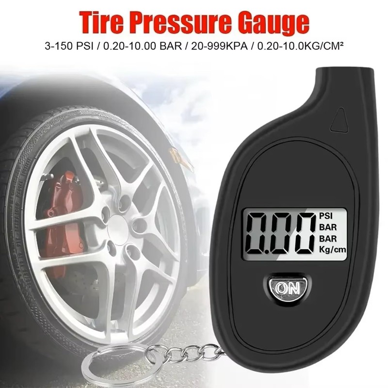 AYMBH Digital Tire Pressure Gauge with LCD Display – 5-150