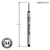 Retro 51 Tornado Rollerball Refill Black 3-Pack - Premium German