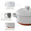 MALACASA Mini Cocotte Set - 12 OZ Ramekins with Lids