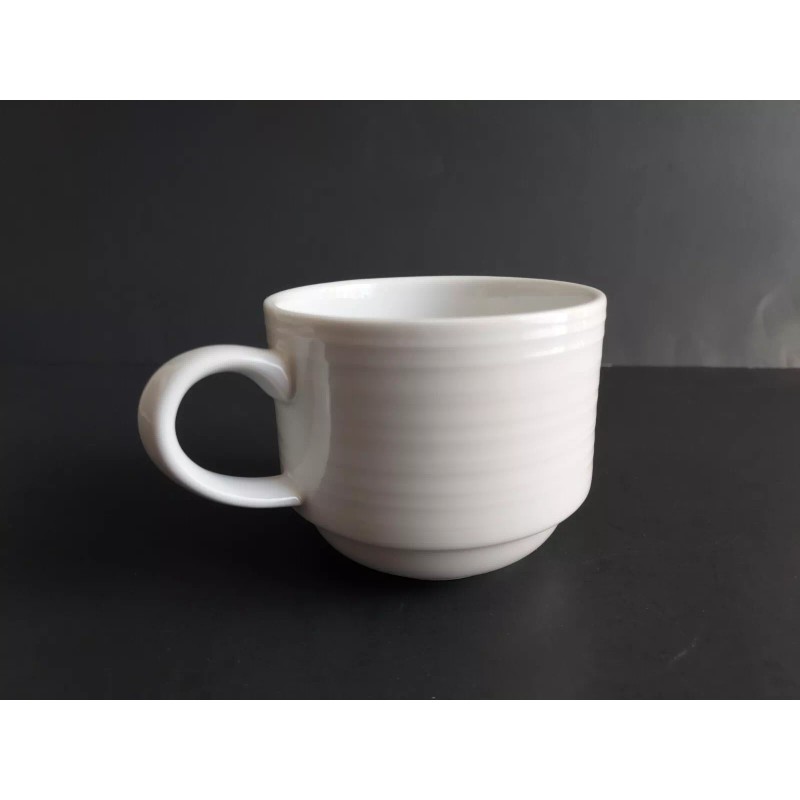Sant' Andrea Botticelli by1880 Hospitality 9oz Stackable Bright White Coffee