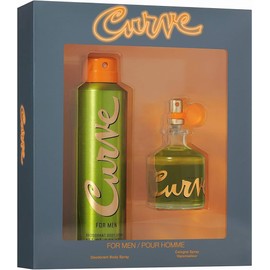 CURVE for Men 2 pcs GIFT SET 2.5 oz Cologne Spray + 6 oz Deodorant Body Spray