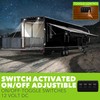 Leisure LED Contemporary Quadruple SPST On-Off Switch with Bezel, 12-Volt,