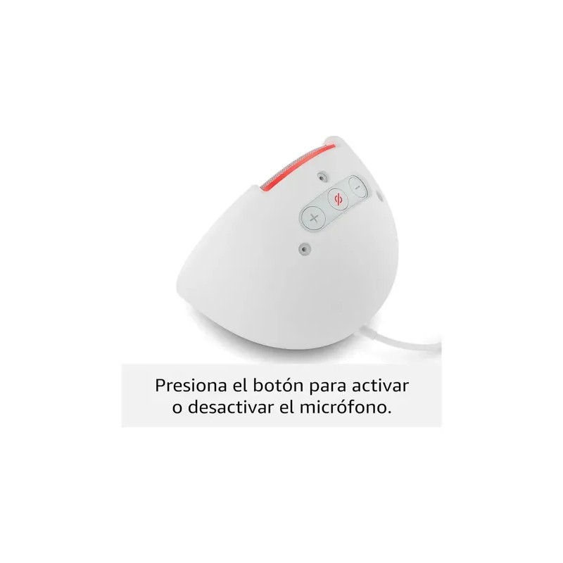 Bocina Inteligente Alexa Echo Pop Edición Mundial 2026 en Blanco