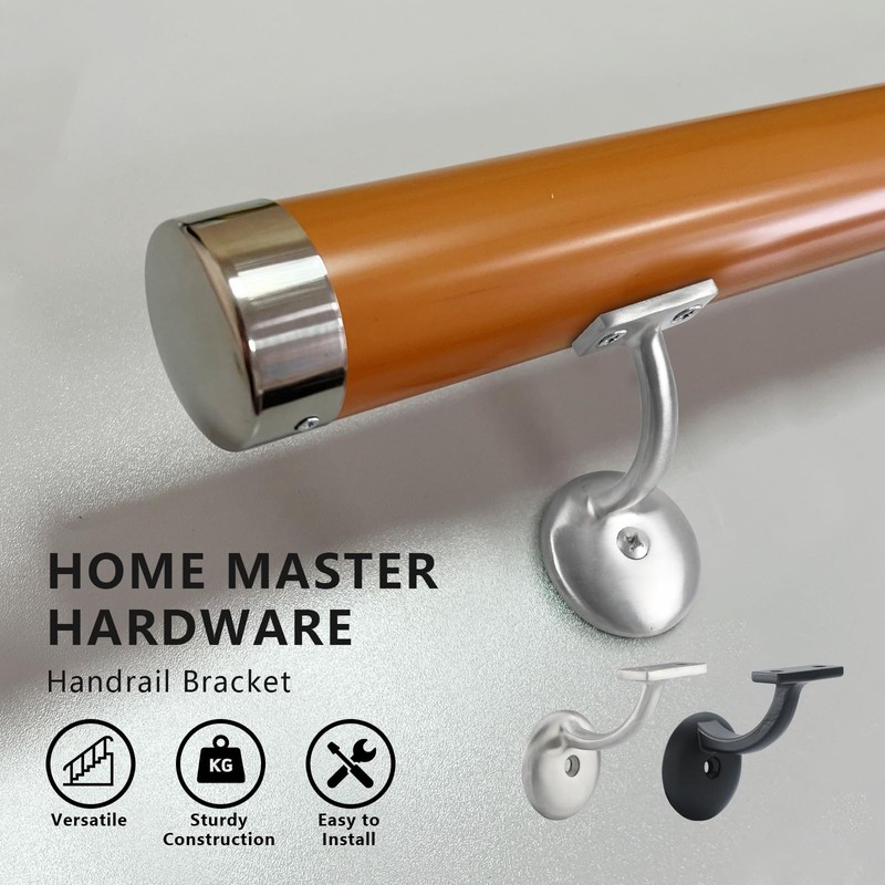 HOME MASTER HARDWARE Hand Rail Brackets, Stair Railing Bracket Heavy