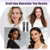SL Euthtion Cordless Hair Curling Iron Brush Rechargeable Battery-Powered, 3-in-1