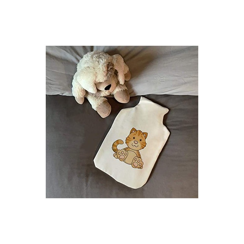 'Sitting Ginger Cat' Hot Water Bottle Cover (HW00022835)