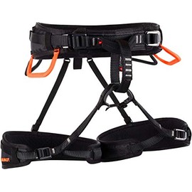 Mammut OPHIR 4 SLIDE Women's Men's Climbing Harness Black/Safety Orange M/XL