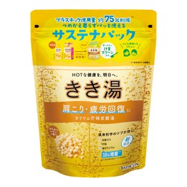 きき湯【薬用入浴剤】カリウム芒硝炭酸湯 はちみつレモンの香り 360g(約12回分) バスクリン 炭酸入浴剤