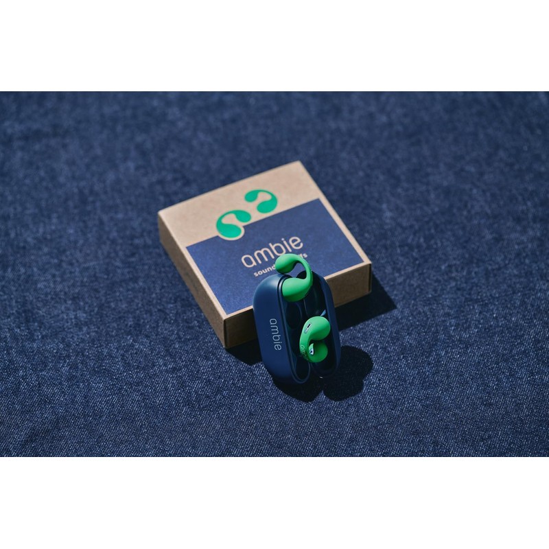 ambie Sound earcuffs AM-TW02 (Green × Indigo)