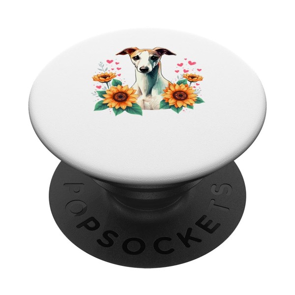 Sunflowers Whippet Whippets PopSockets Klebender PopGrip