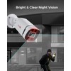 Aiwixen 1080P Wired Security Camera, Add-on CCTV Cam for Surveillance