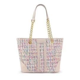 Blisfulady Tote Bag for Women Fashion Top Handle Large Satchel Shoulder Bag Oversized Chain Purse and Handbag Hobo Bags (Pink0)