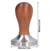 58mm Flat Base Coffee Tamper Manual Stainless Steel Coffee Powder