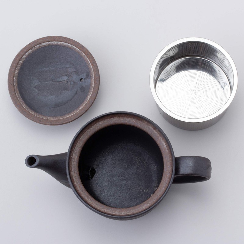 Hasami ware black Thousand stage SS pot F24 – 73461 